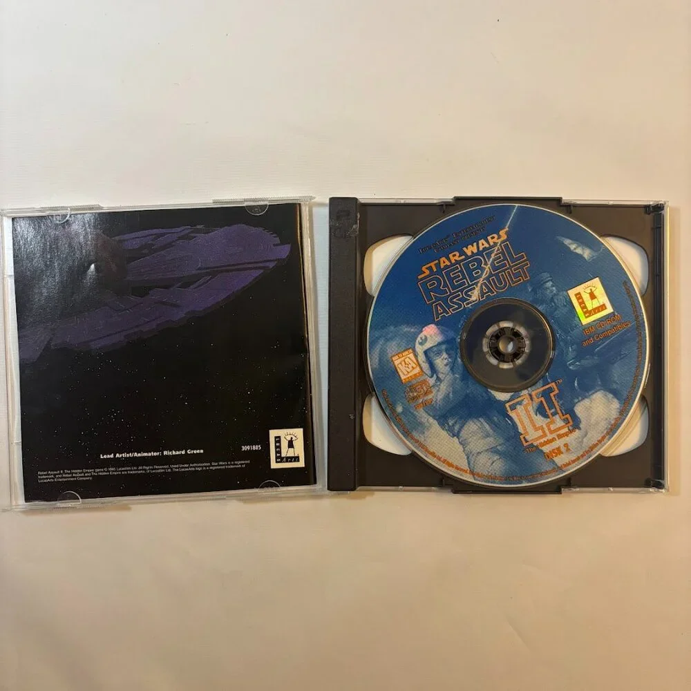 Lot of 4 Star Wars PC Games Vintage 90s